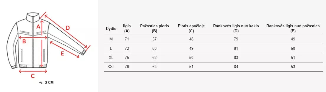 Vyriška tamsiai mėlyna striukė Rikon