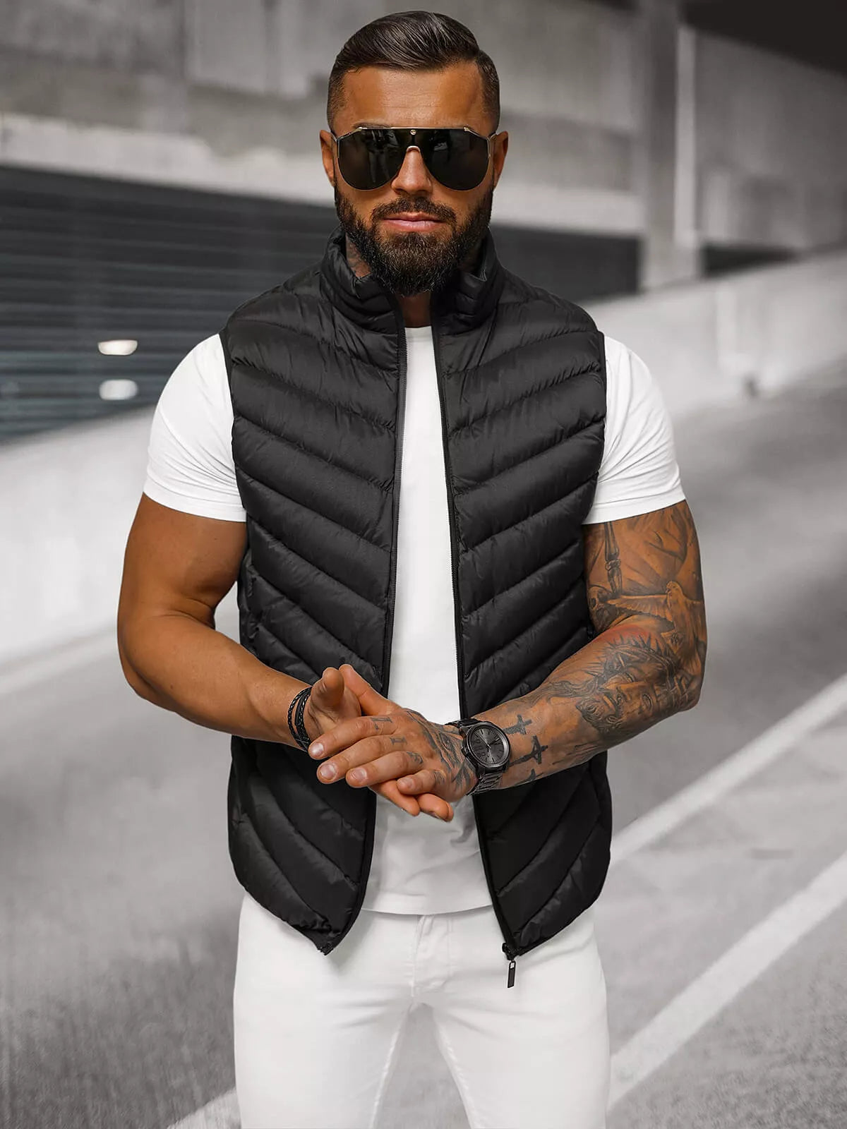 Vyriška juoda liemenė Lite