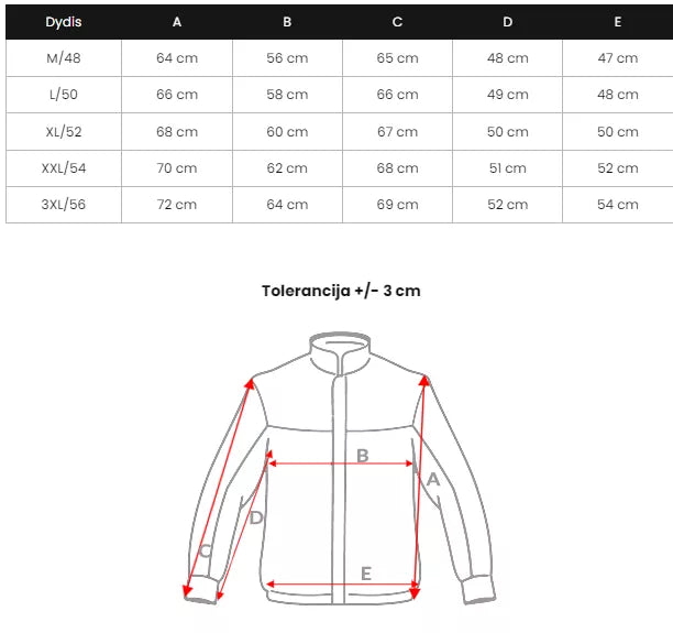 Vyriška balta žieminė striukė Martim