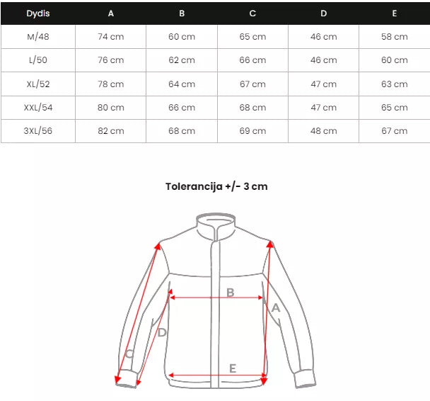 Vyriška juodos spalvos žieminė striukė Mason
