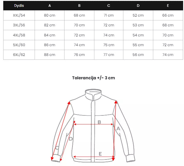 Vyriška juodos spalvos žieminė striukė Max