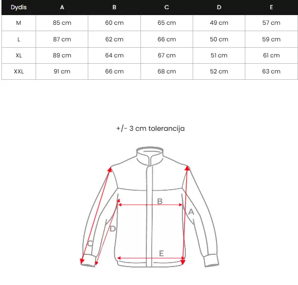Vyriška juoda žieminė striukė Optin