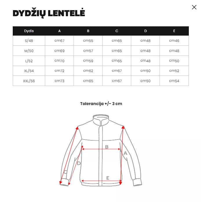 Vyriška juoda žieminė striukė Star