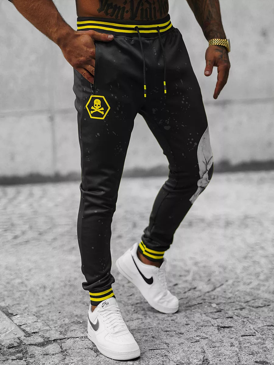 Vyriškos juodos spalvos kelnės Naros