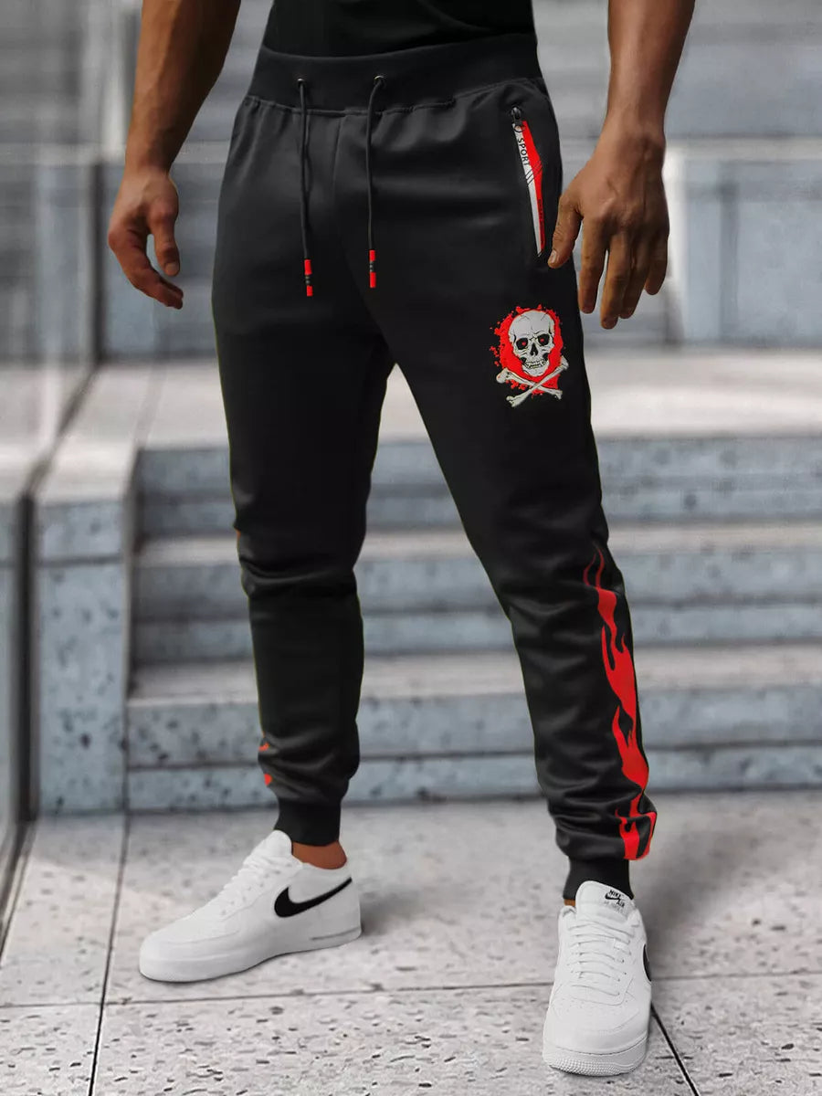 Vyriškos juodos laisvalaikio kelnės Džo