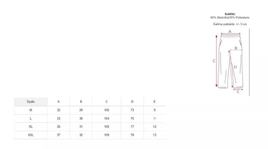 Vyriškos juodos laisvalaikio kelnės LTU širdis