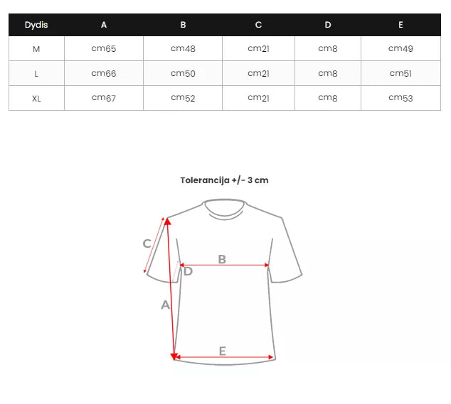 Vyriški juodai-balti marškinėliai Icon