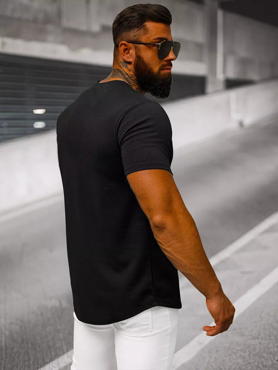 Vyriški juodai-balti marškinėliai Icon