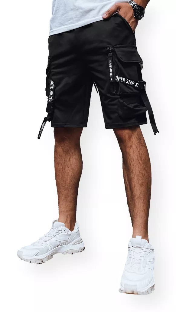 Vyriški juodi šortai Bisel