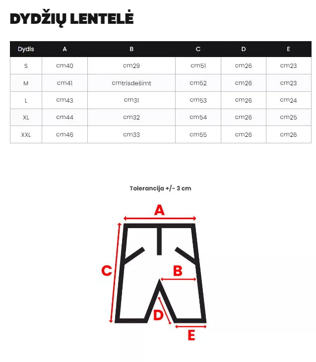 Vyriški juodos spalvos šortai Nica