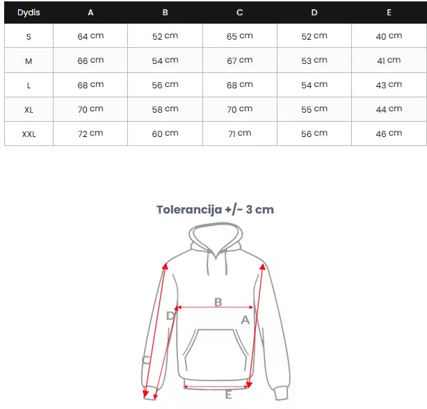 Vyriškas juodas džemperis su gobtuvu Nurous