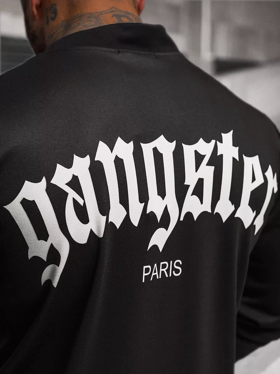 Vyriškas juodas megztinis Gangster