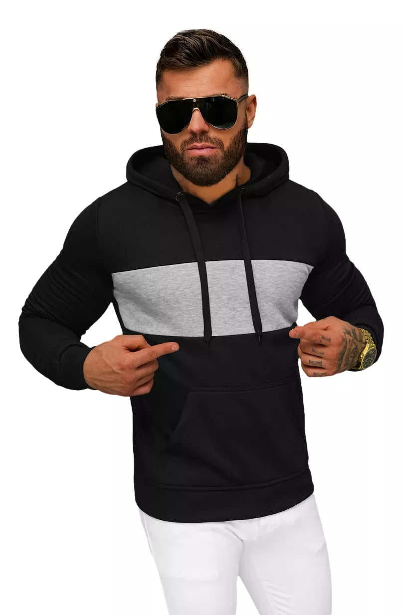 Vyriškas juodas džemperis Lorenzo