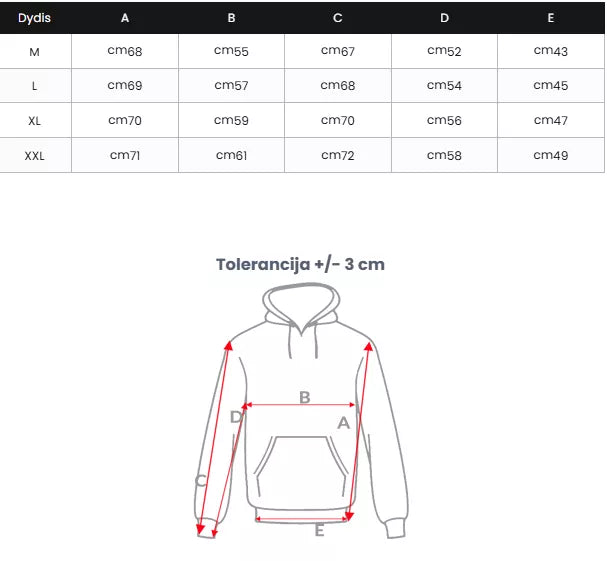 Vyriškas tamsiai pilkas džemperis Lorenzo