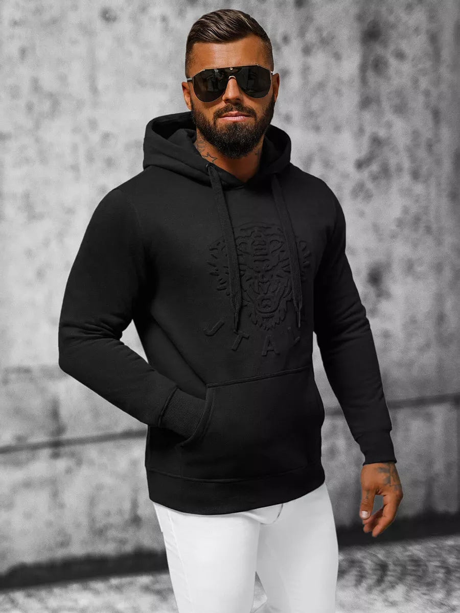 Vyriškas juodas džemperis Luke