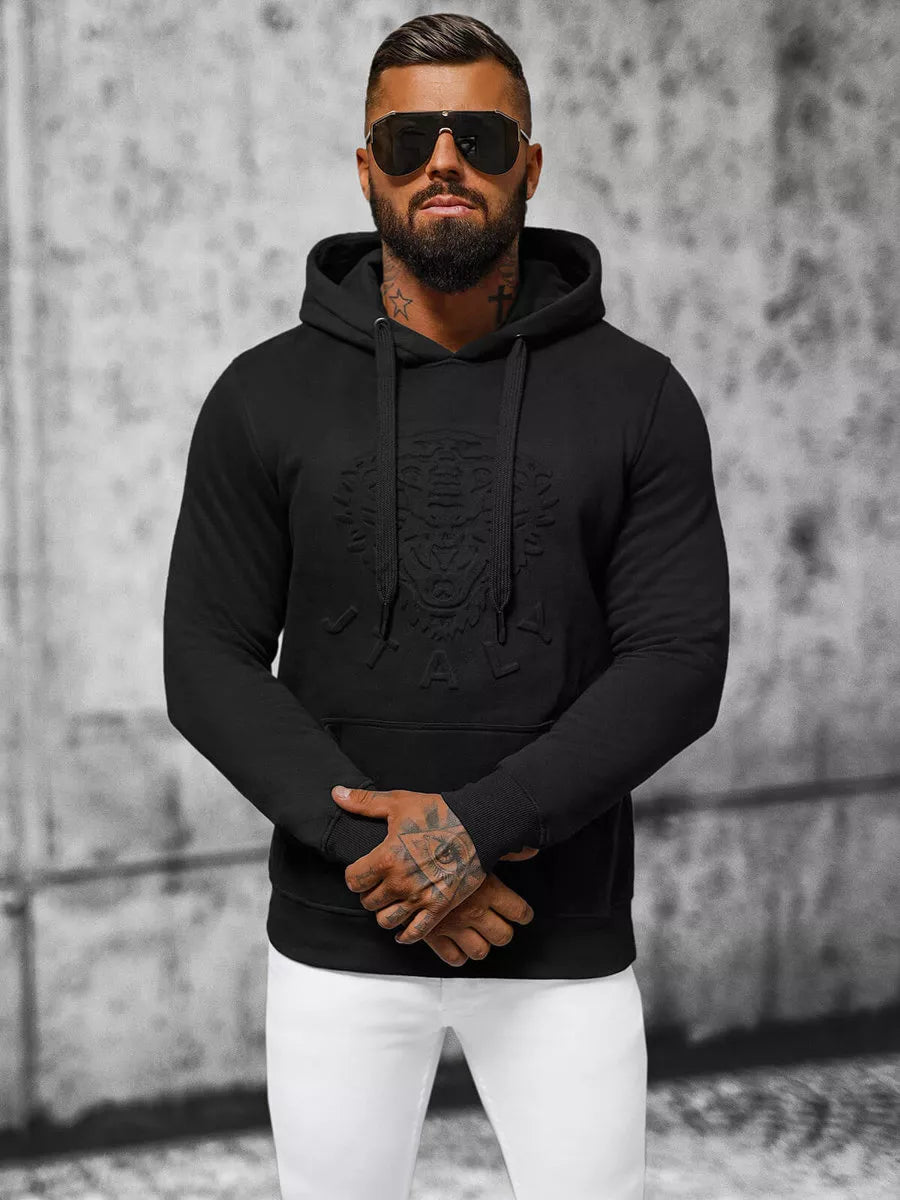 Vyriškas juodas džemperis Luke