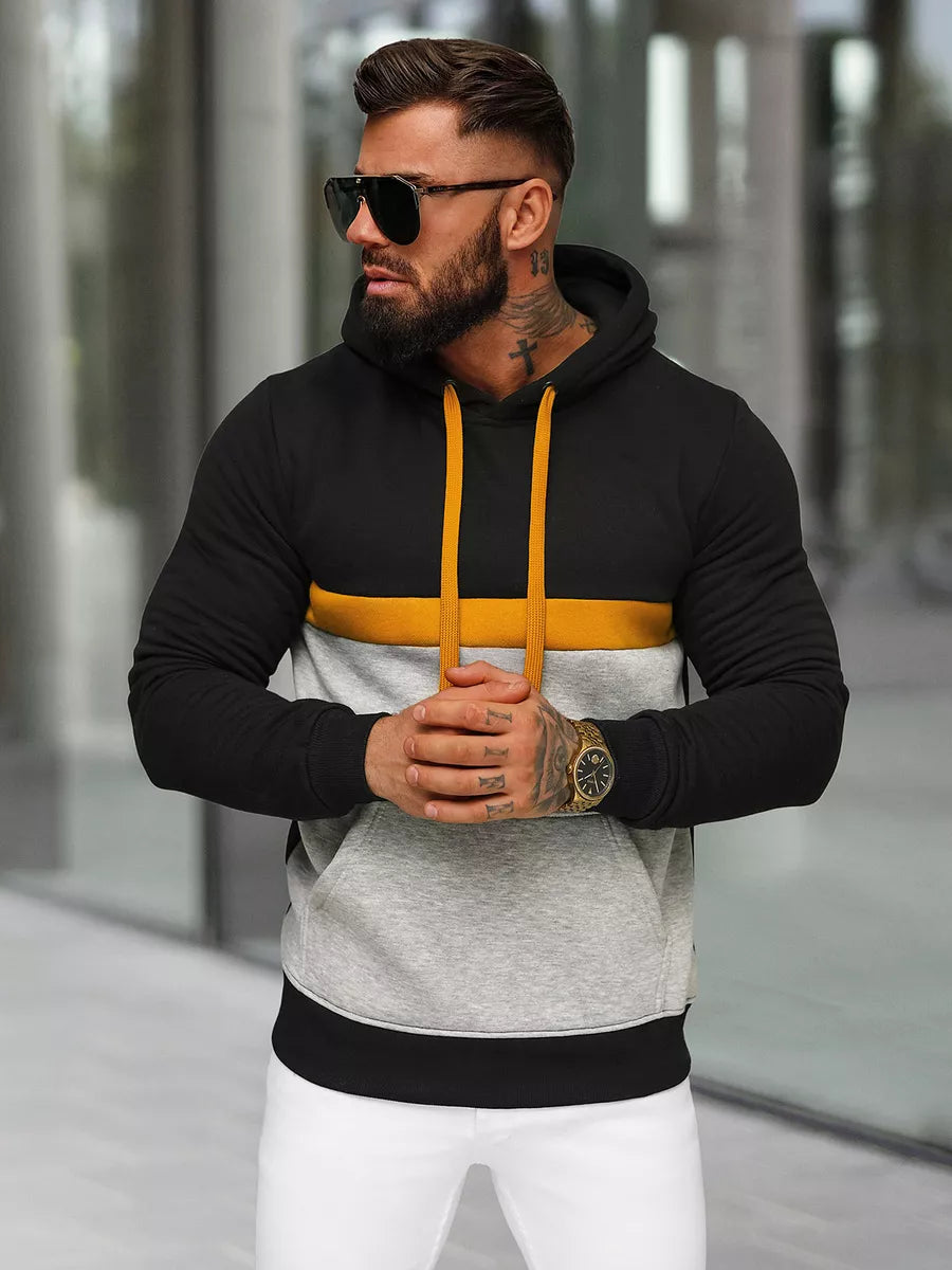 Vyriškas juodas džemperis Ovil