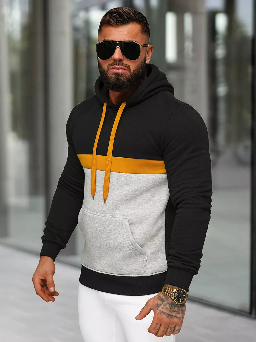 Vyriškas juodas džemperis Ovil