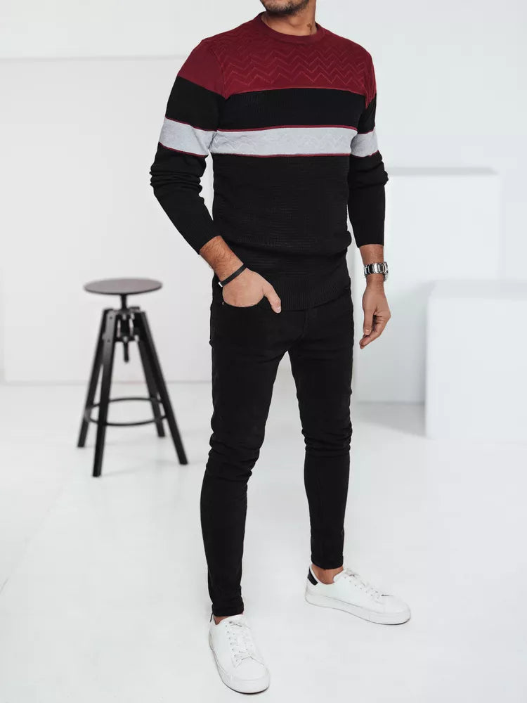 Vyriškas juodas megztinis Ovin