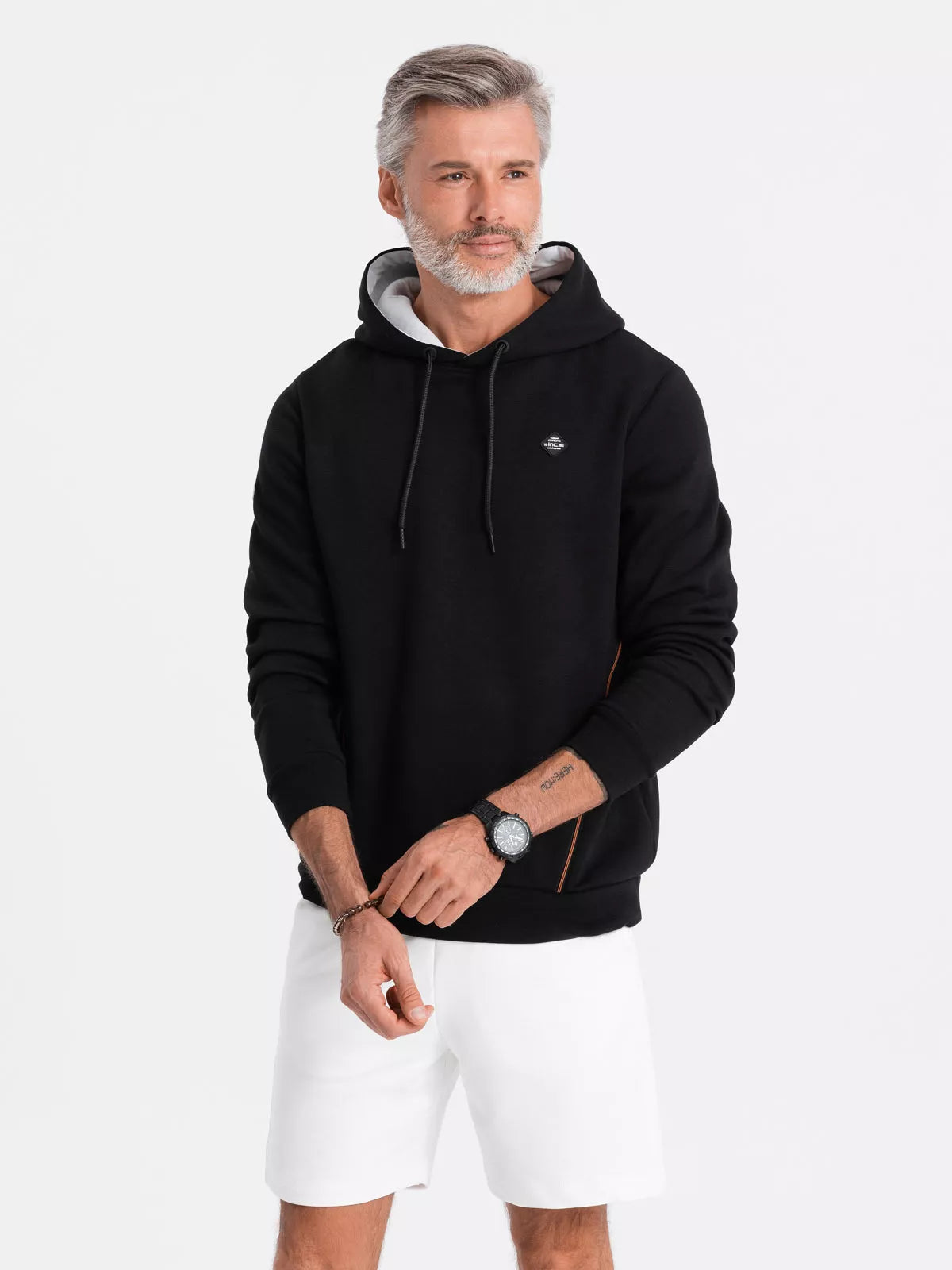 Juodas vyriškas džemperis Runo