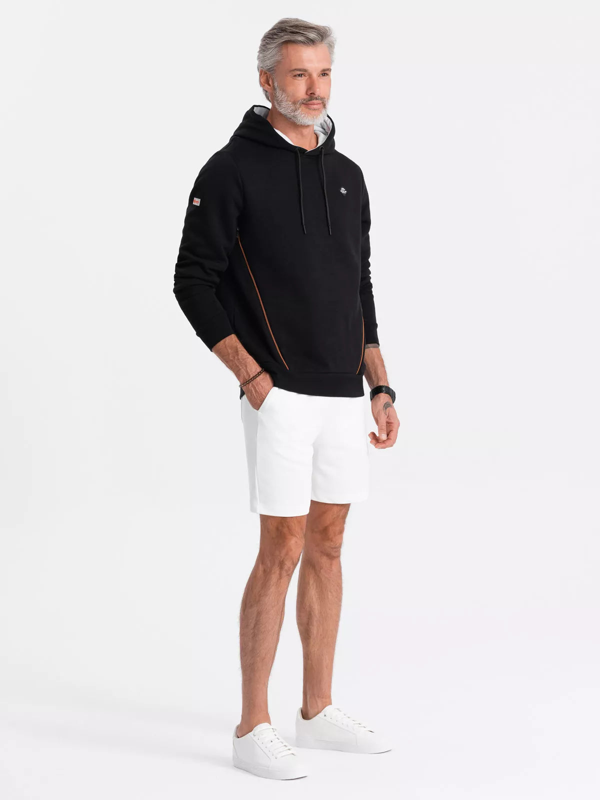 Juodas vyriškas džemperis Runo