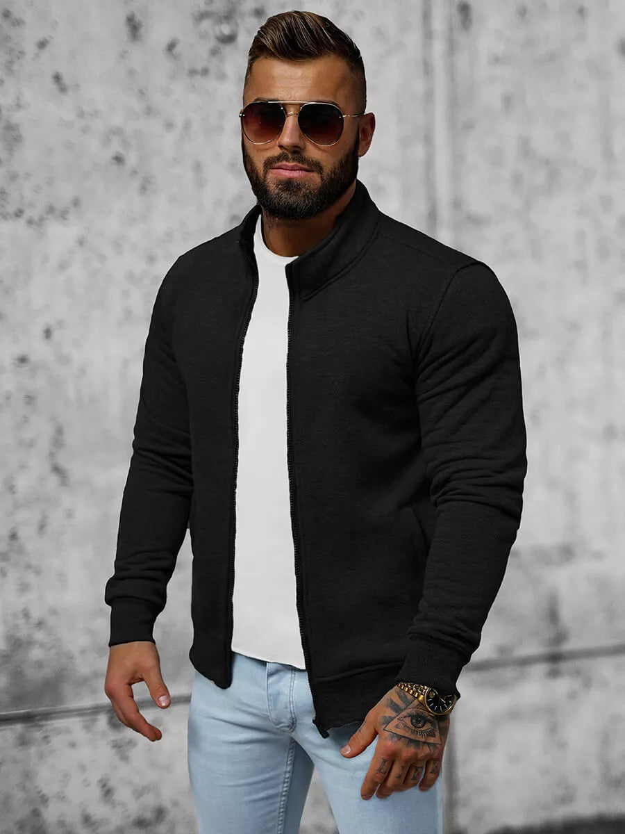 Juodas vyriškas džemperis Silon