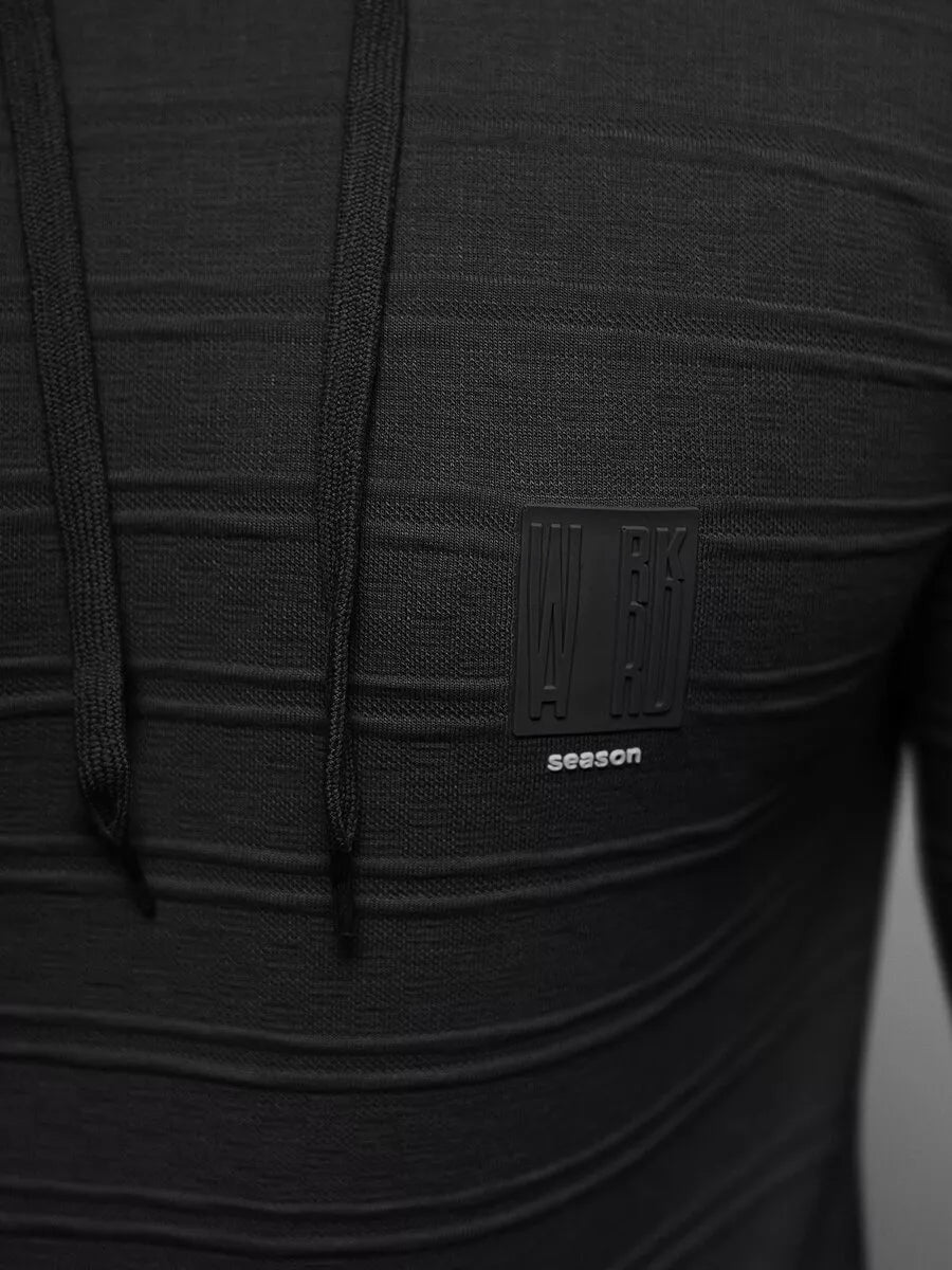 Vyriškas juodas džemperis Solar