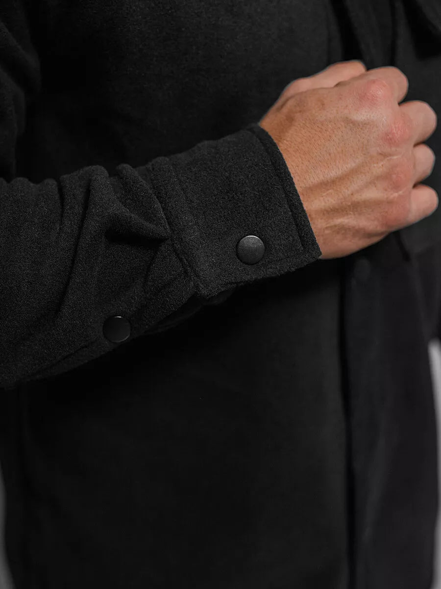 Juodi vyriški marškiniai Gizel