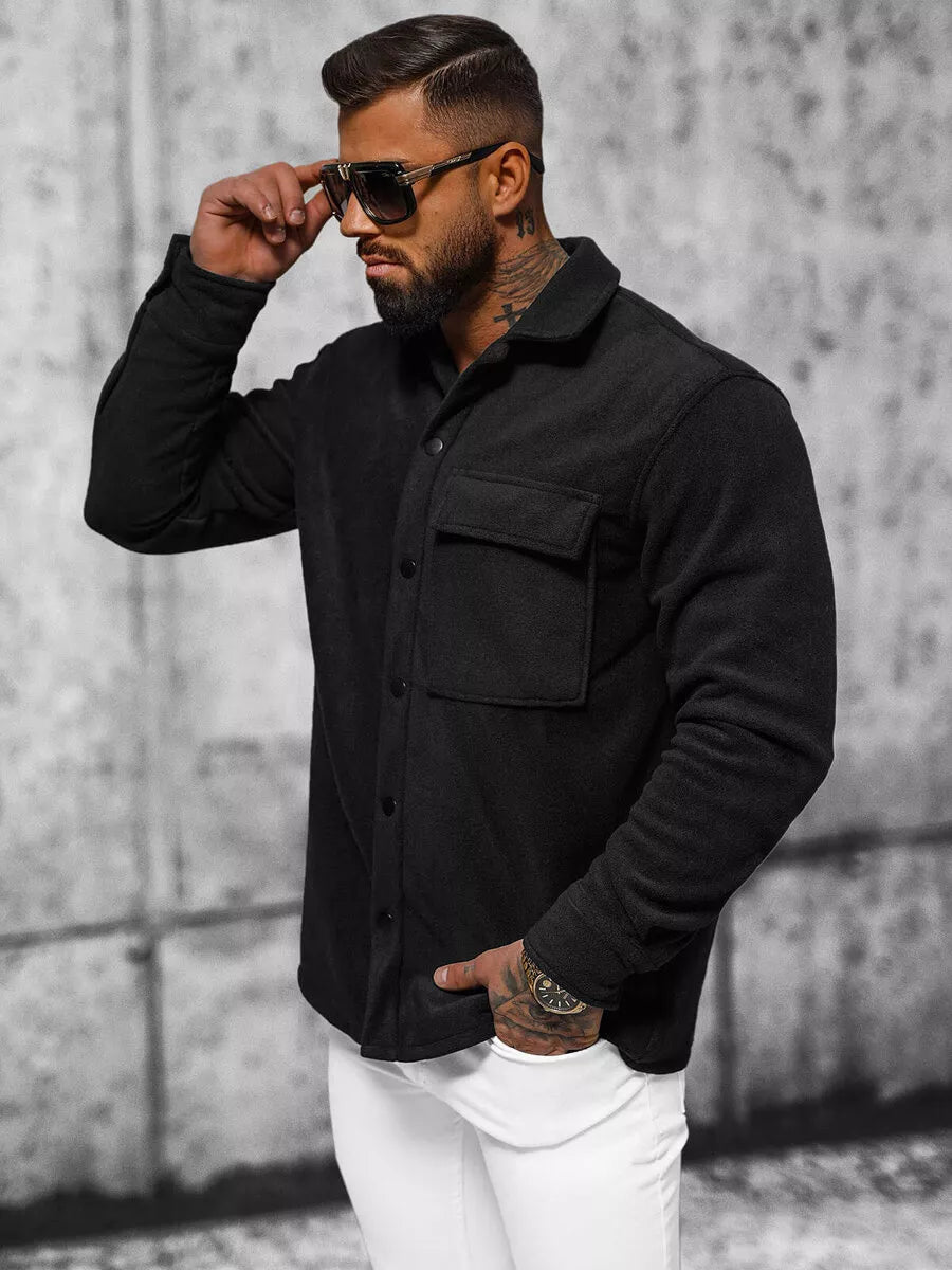 Juodi vyriški marškiniai Gizel