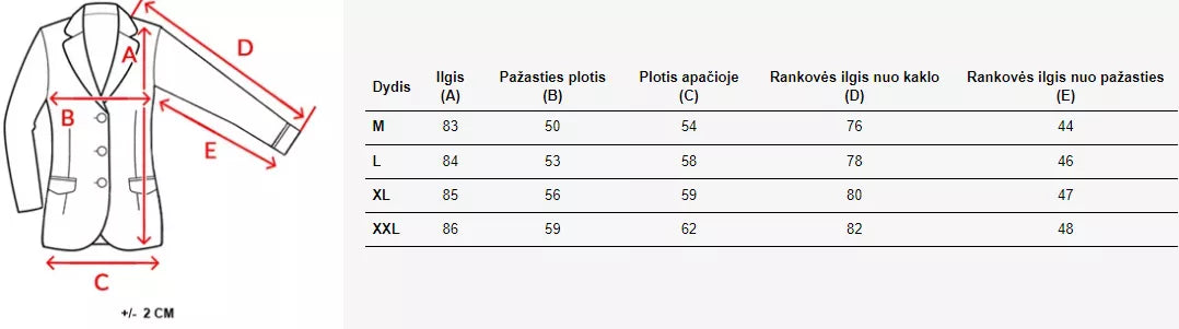 Vyriškas juodas paltas Mumba