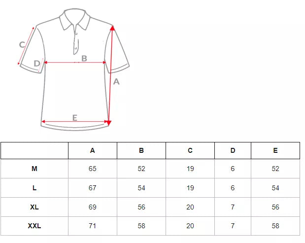 Vyriški rudi polo marškinėliai Casual