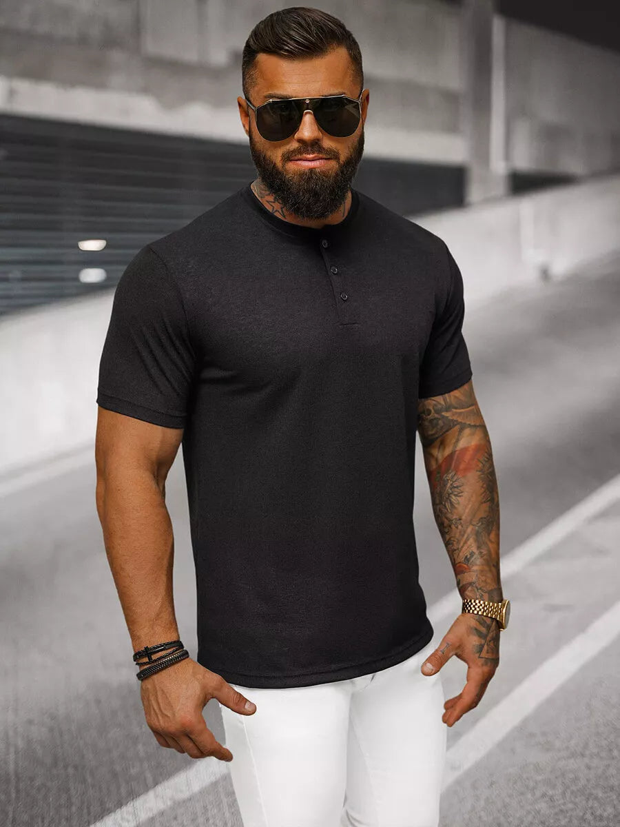 Vyriški juodi marškinėliai Totem