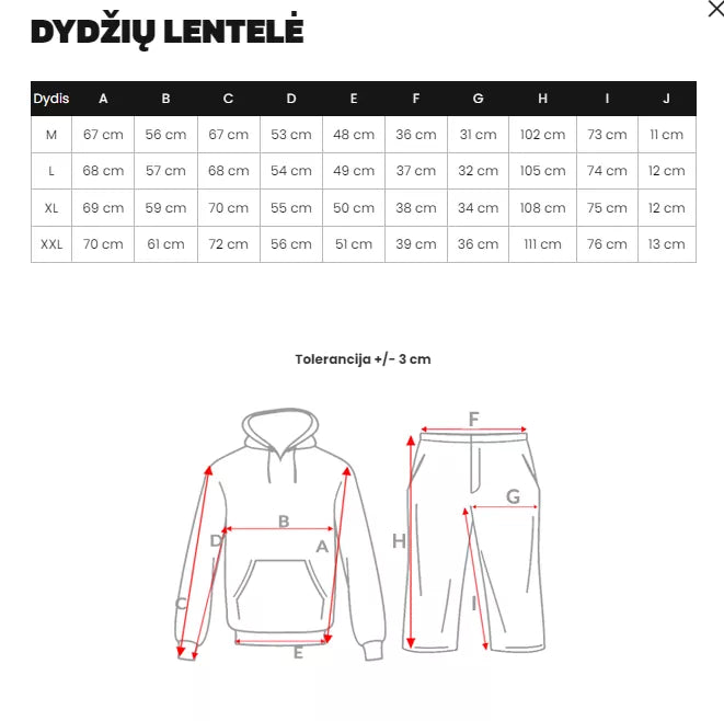 Chaki spalvos vyriškas veliūrinis komplektas Rolos