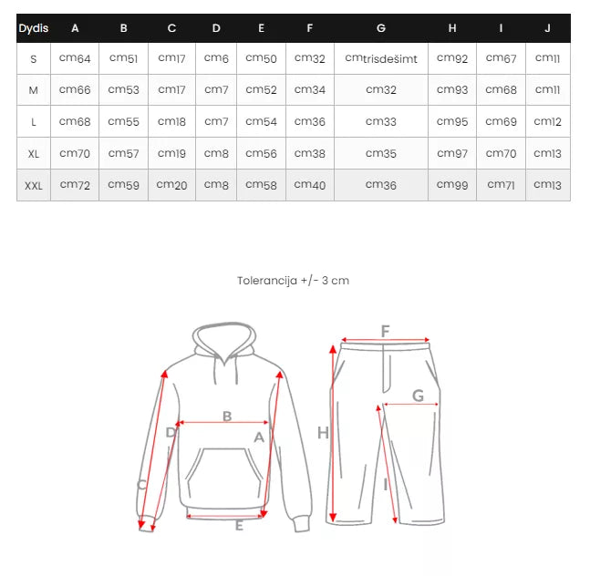 Vyriškas juodas veliūrinis komplektas Sinor