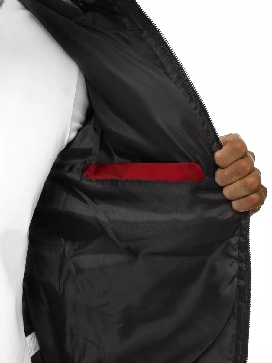 Vyriška pavasarinė - rudeninė striukė raudonos spalvos Nosal