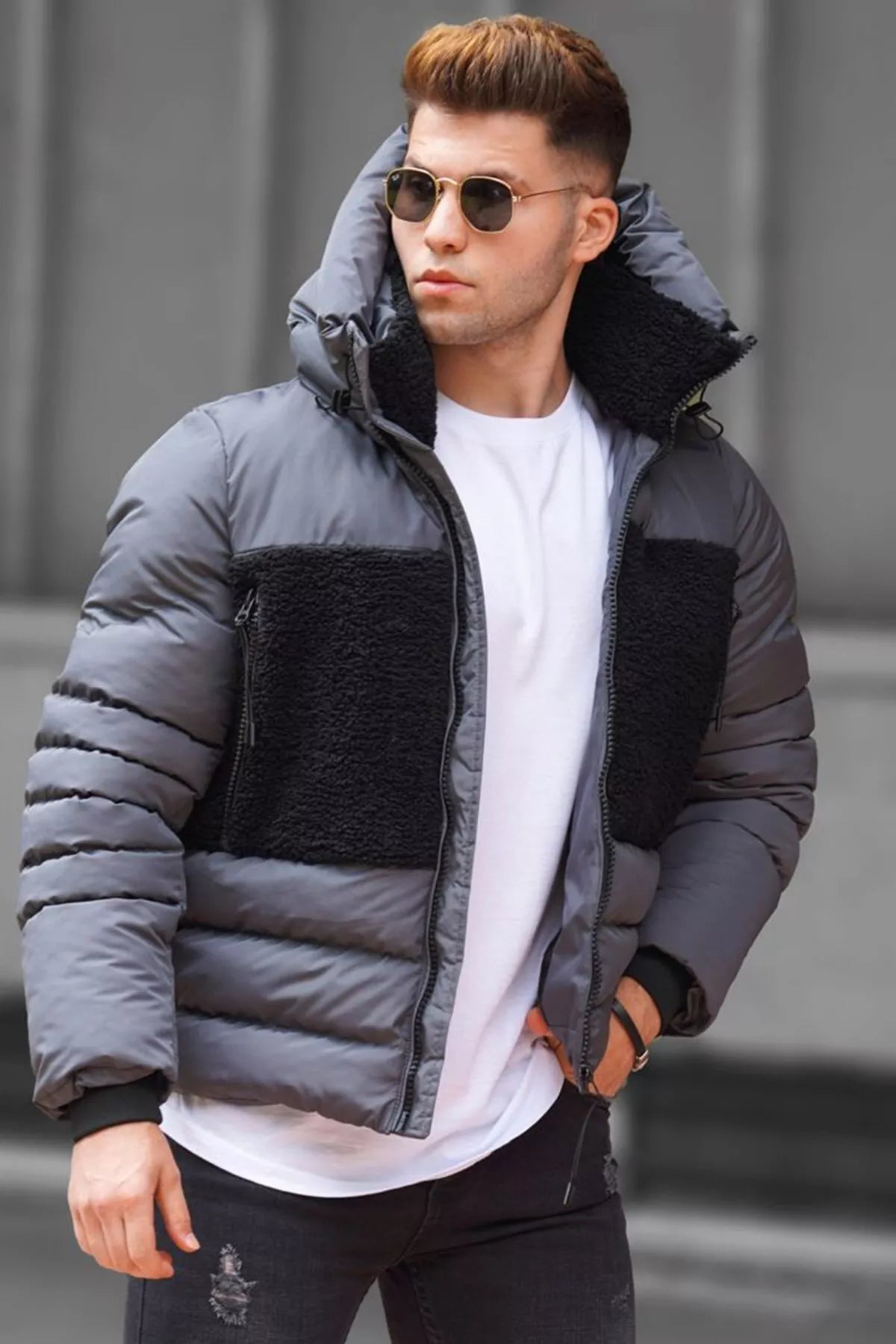 Pilka vyriška striukė Donald