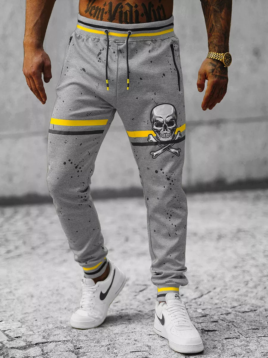 Vyriškos pilkos laisvalaikio kelnės Vidi