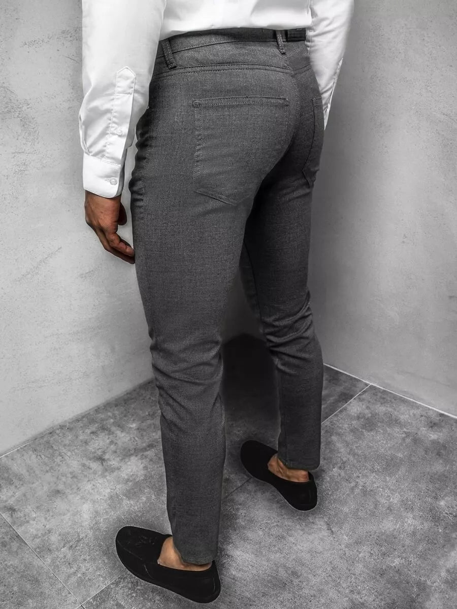 vyriškos pilkos kelnės Luki