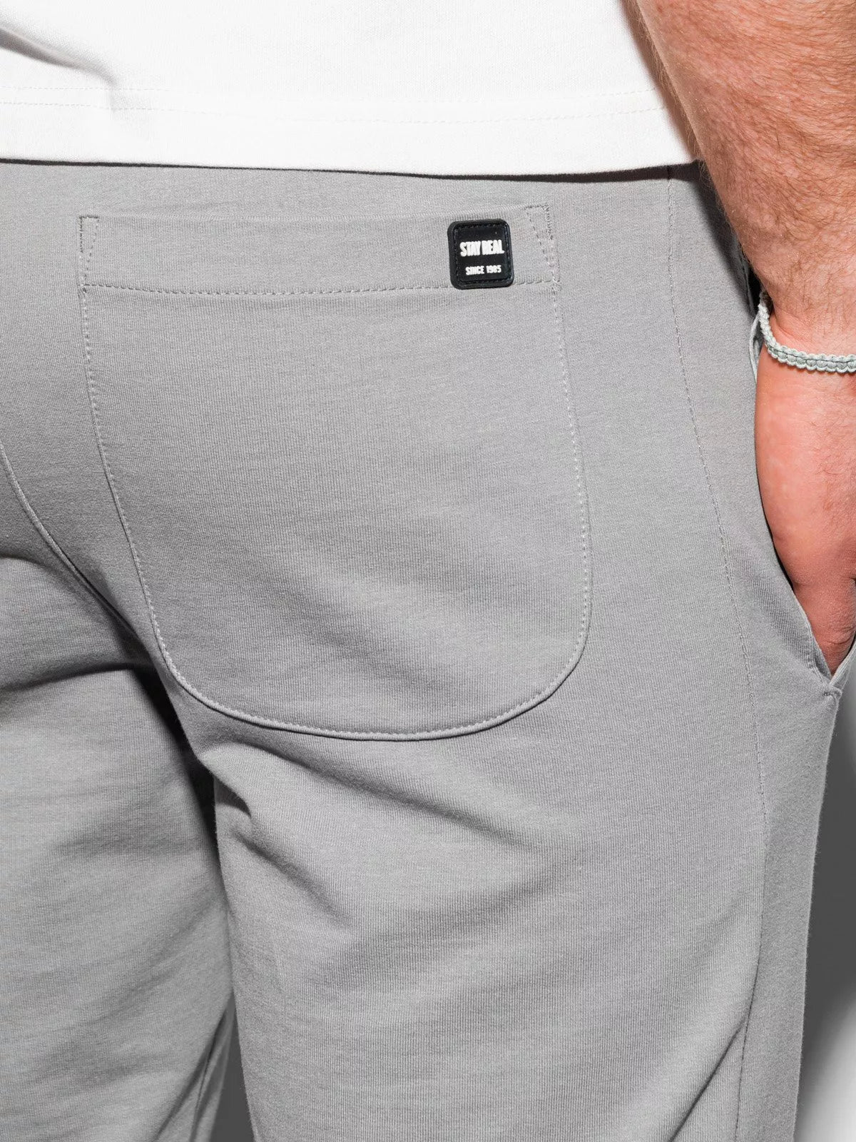 Vyriškos pilkos laisvalaikio kelnės Moll