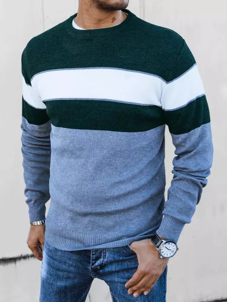 Vyriškas pilkas megztinis Hugel