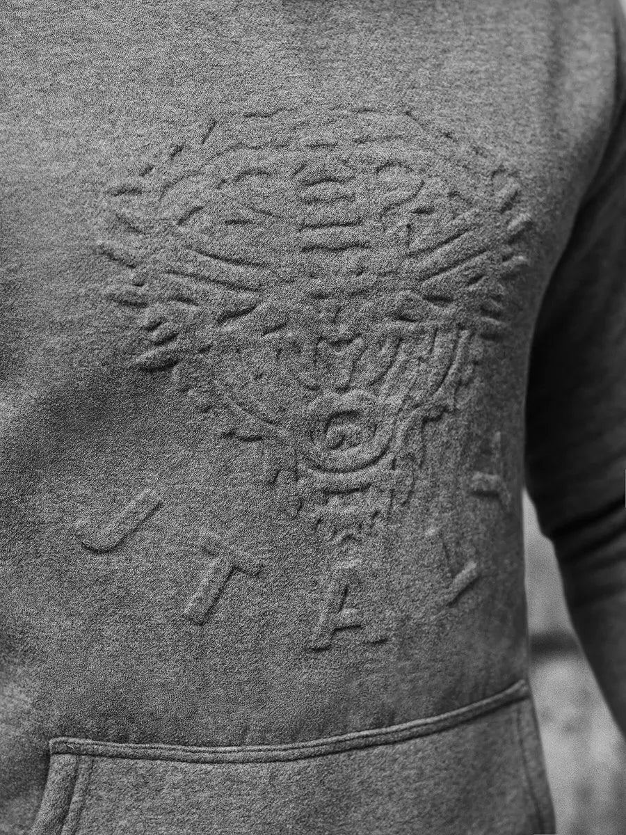 Vyriškas pilkas džemperis Luke