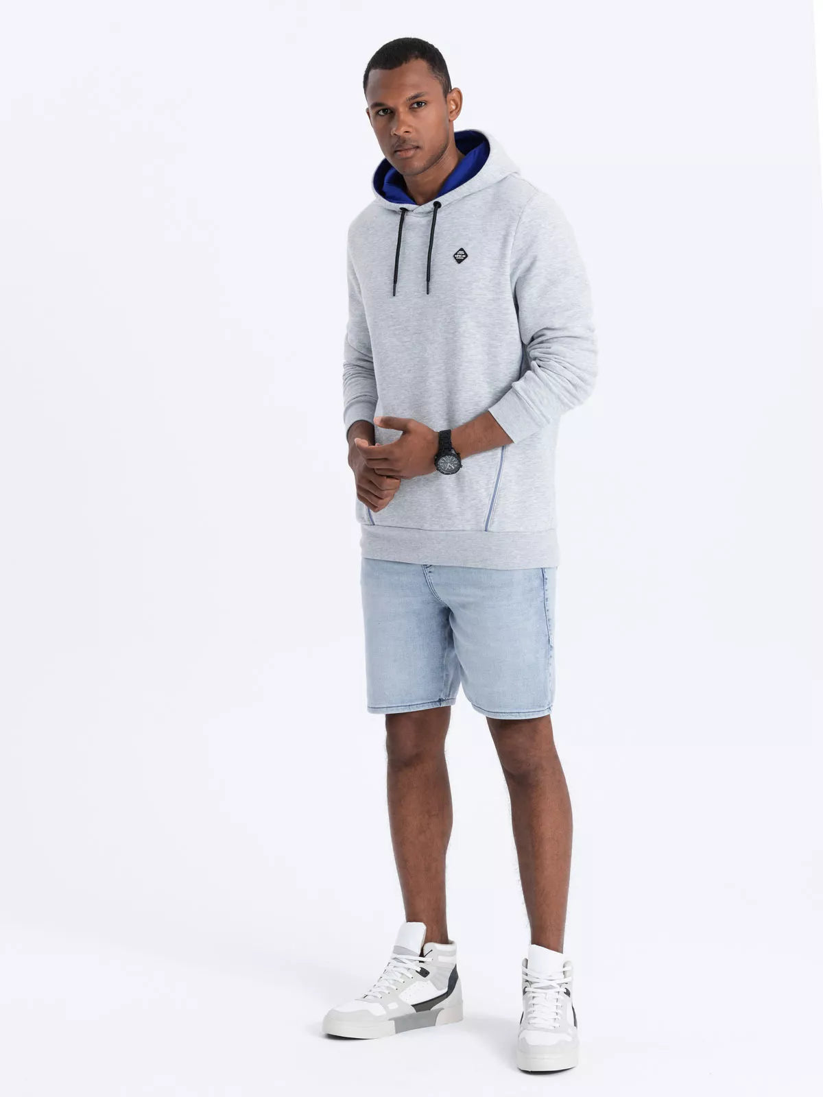 Pilkas vyriškas džemperis Runo