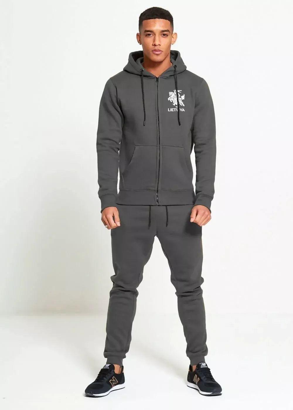 Vyriškas Pilkas komplektas su užtrauktuku Lietuva