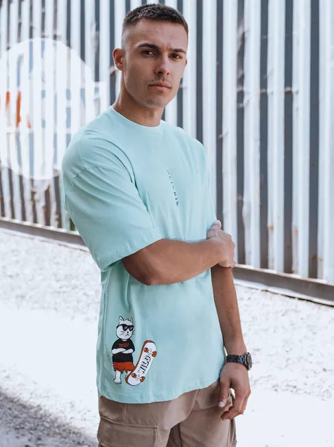 Vyriški mėtiniai marškinėliai Wild