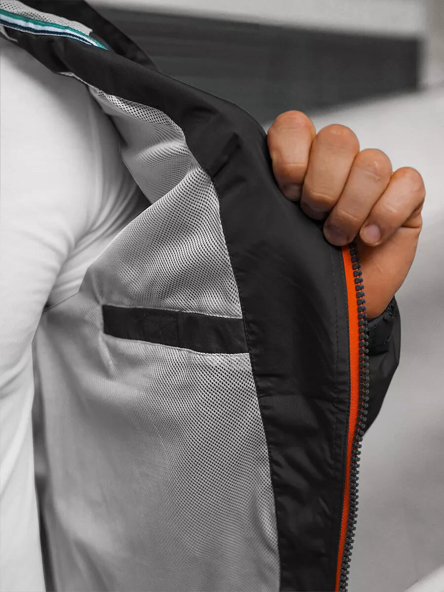 Vyriška plona juoda striukė Doran