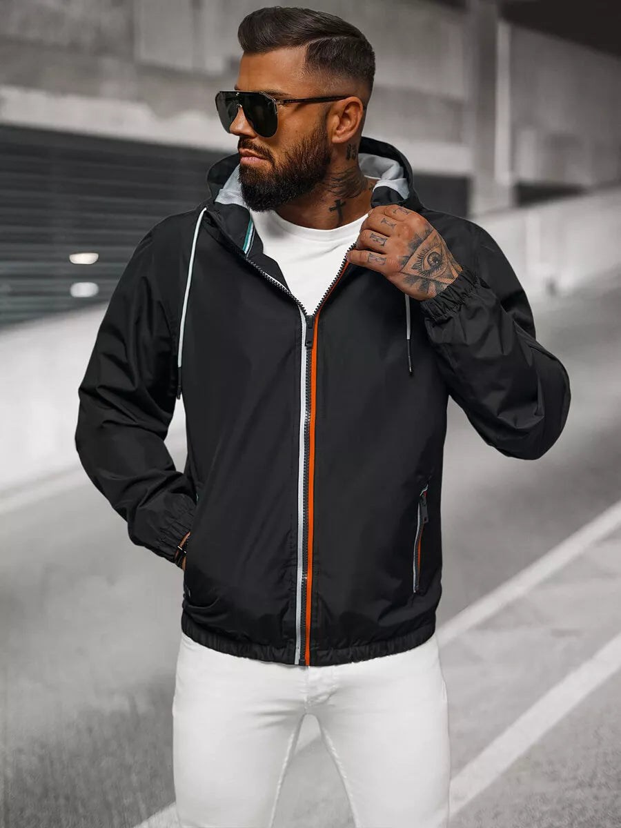 Vyriška plona juoda striukė Doran