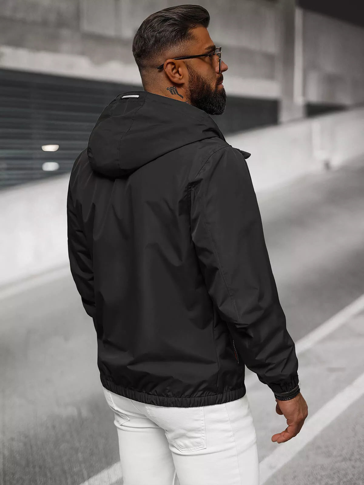 Vyriška plona juoda striukė Doran