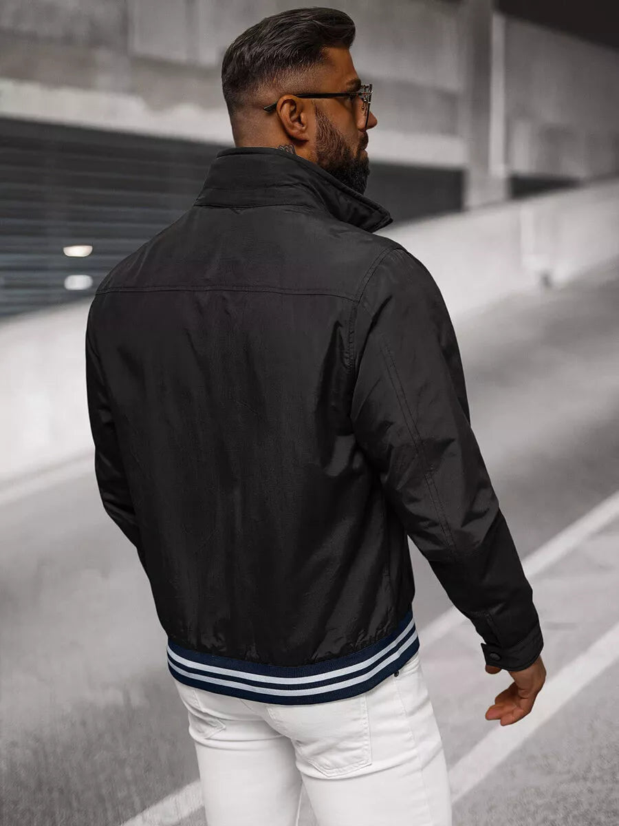 Vyriška plona juoda striukė Some