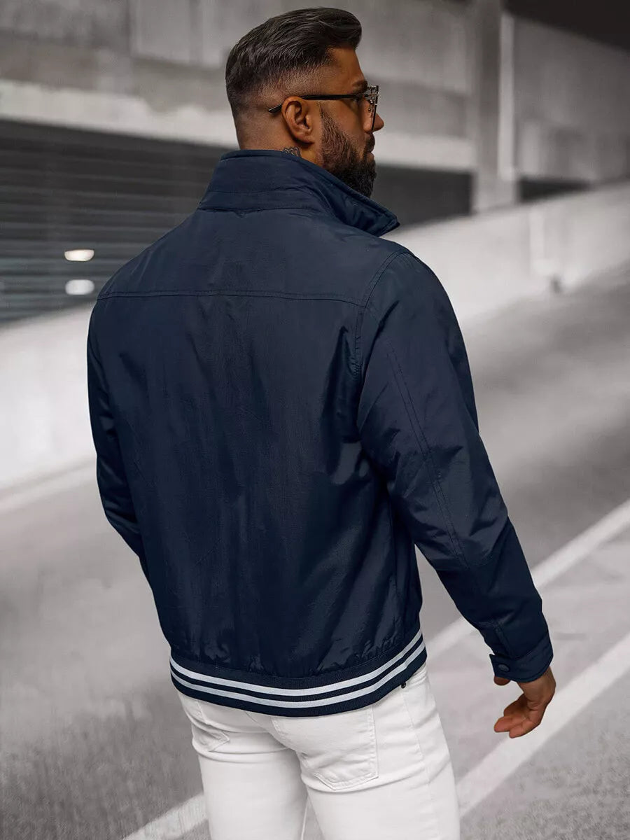 Vyriška plona tamsiai mėlyna striukė Some