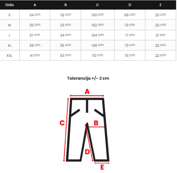 Vyriškos plačios chaki spalvos kelnės Olimp